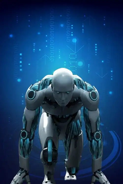 背景搜索 > 智能机器人蓝色大气科技海报