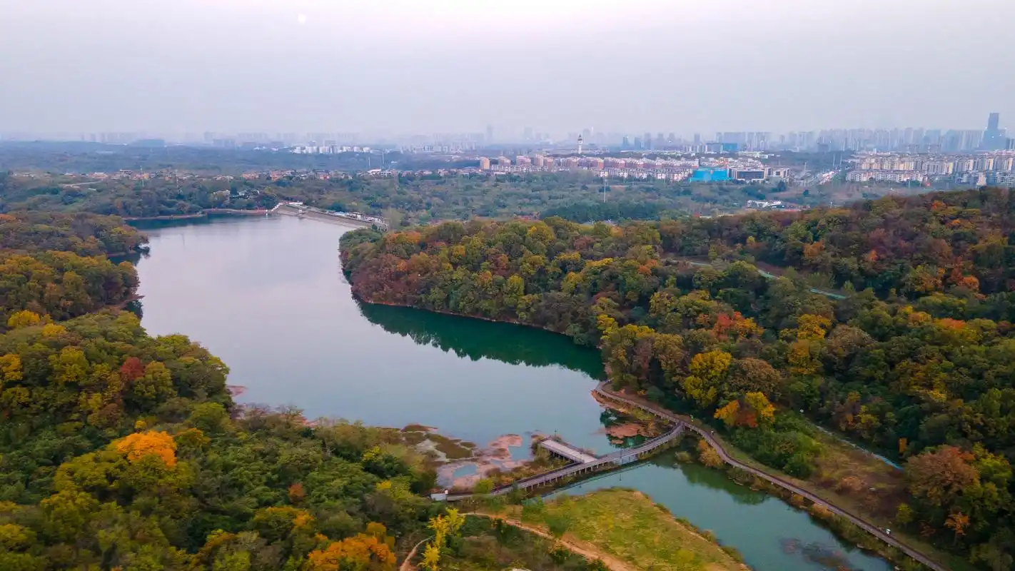 南京浦口老山脚下的村子,名字叫"不老村",适合周末来玩