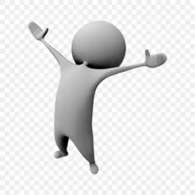 3d小人张开怀抱