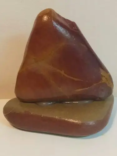 长江奇石《汉江红石》