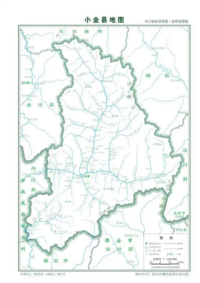 四川阿坝松潘,九寨沟,金川,小金,黑水5县现状观察