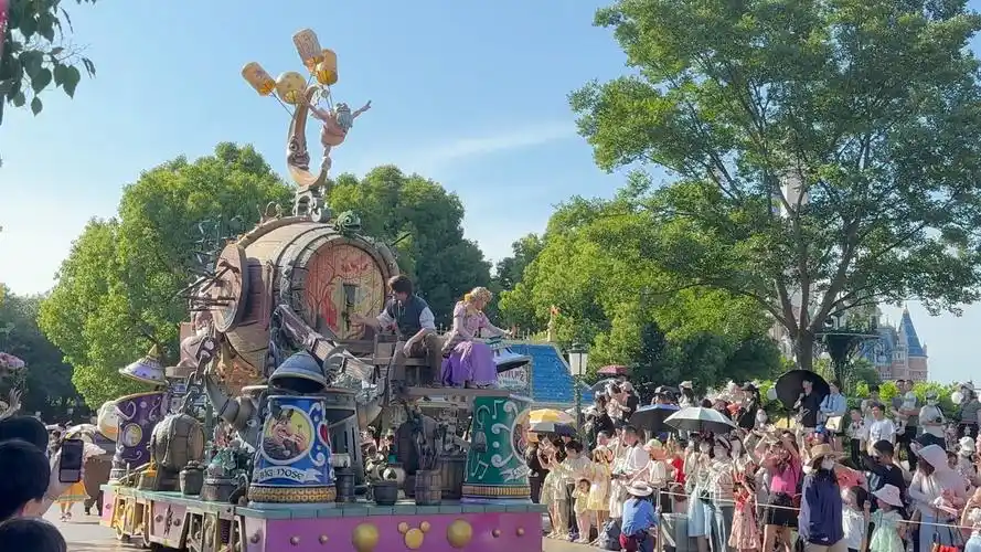 上海迪士尼花车巡游123