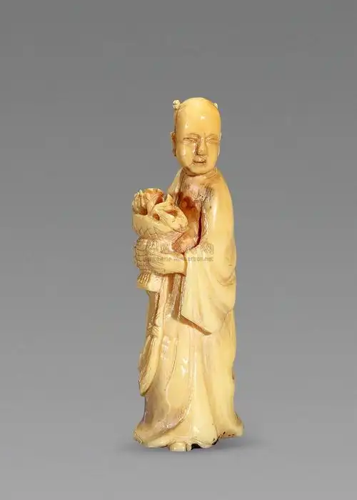 【清 海象牙雕人物】拍卖品_图片_价格_鉴赏_牙雕_雅昌艺术品拍卖网