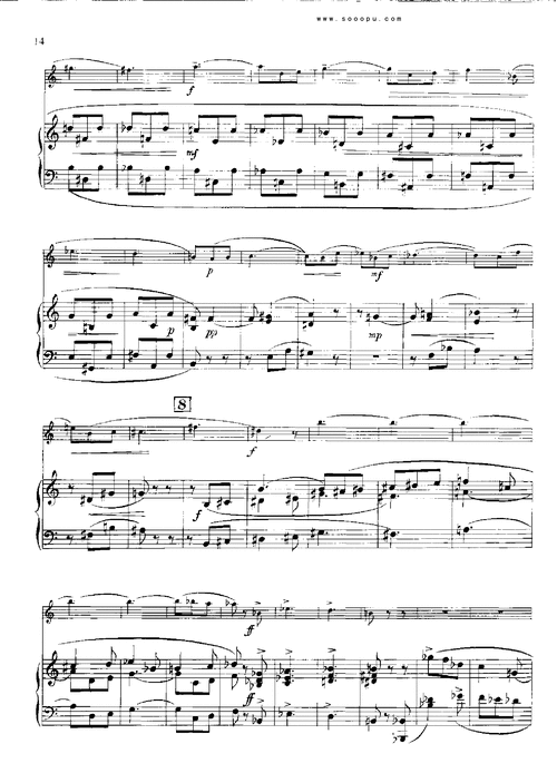 欣德米特双簧管与钢琴奏鸣曲管乐类双簧管