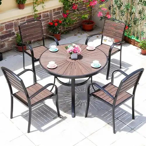 桌椅户外室外庭院花园休闲组合外摆露天阳台桌椅套件