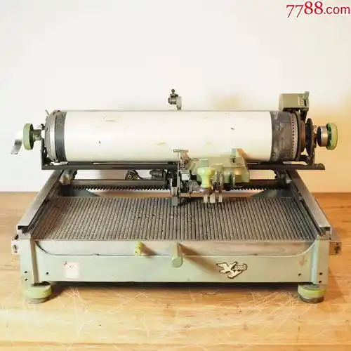 怀旧上海古董1996年铅字活字印刷双歌牌机械中文汉字打印机打字机