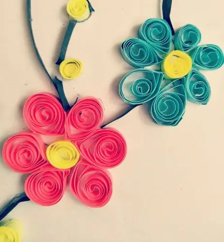 栾川县第四实验小学四二班衍纸作品展示(一)