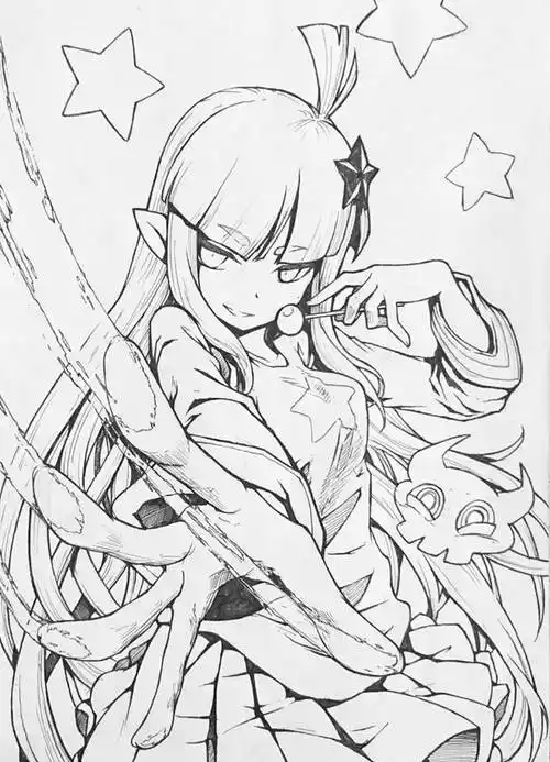 每日上班成就-涂鸦凹凸影后凯莉一只凹凸世界凹凸凯莉每日一画手绘