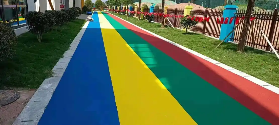 济南彩色沥青改色沥青路面生产免费咨询