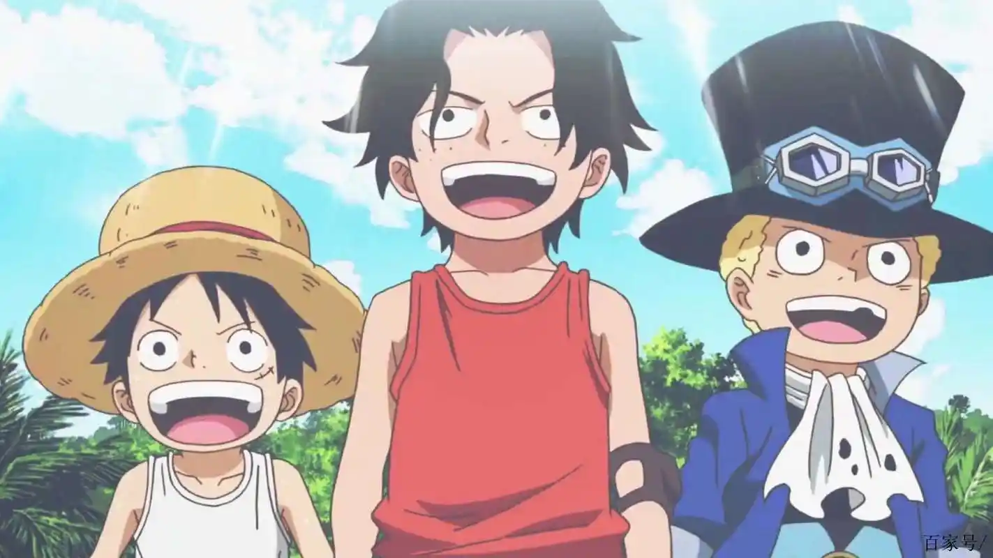 海贼王:艾斯-萨博-路飞三兄弟就得整整齐齐