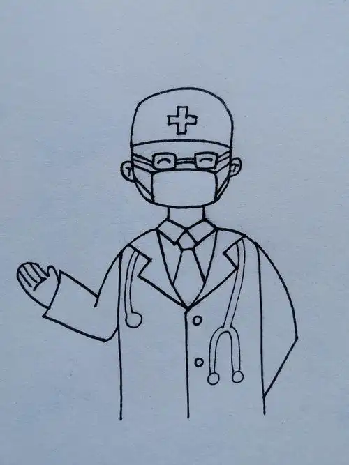 简笔画医生教程