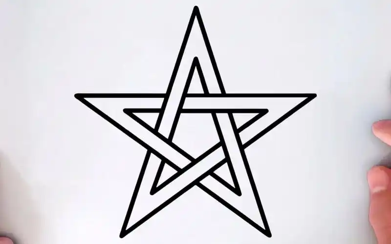 【简笔画】教你一步一步画五角星~超级简单的绘画,一看就会!