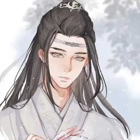 动漫男头陈情令蓝湛动漫男生头像自截男生头像漫头古风