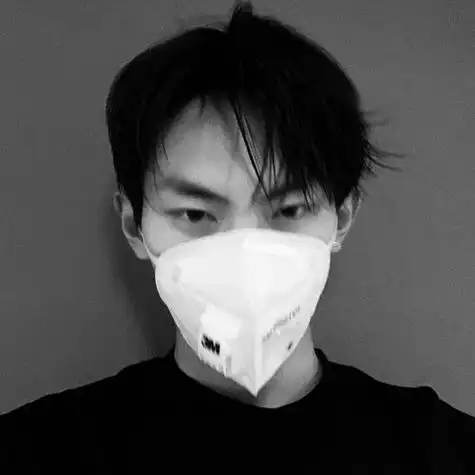 黑白口罩男头像真人 男生头像图片大全 -【爱个性】