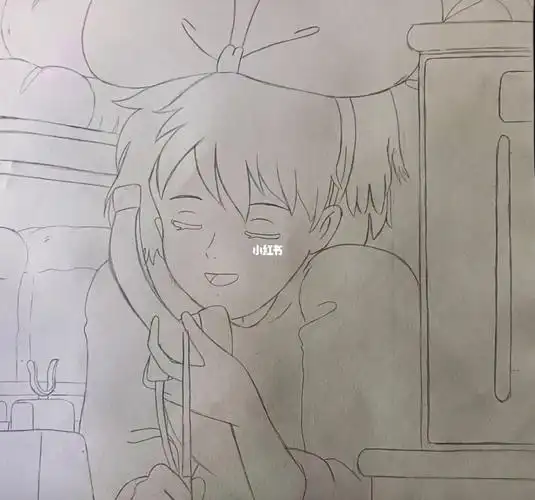 水彩画  #魔女宅急便