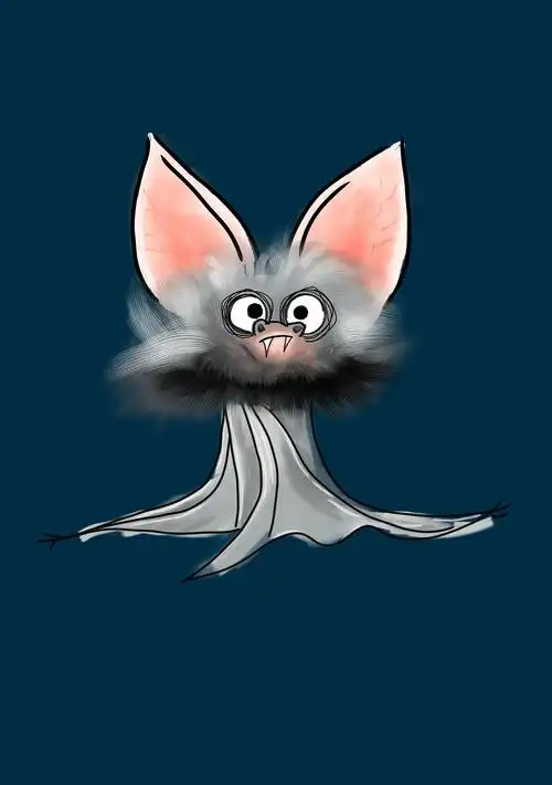 手绘练习小蝙蝠