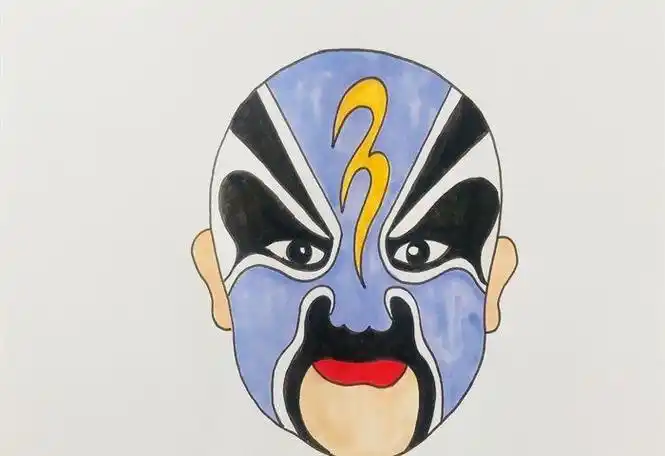 京剧脸谱简笔画京剧脸谱简笔画简单脸谱的简笔画法如何用简笔画脸谱?