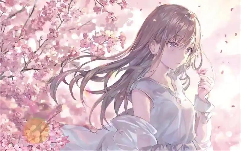 樱花与少女 精选动态壁纸