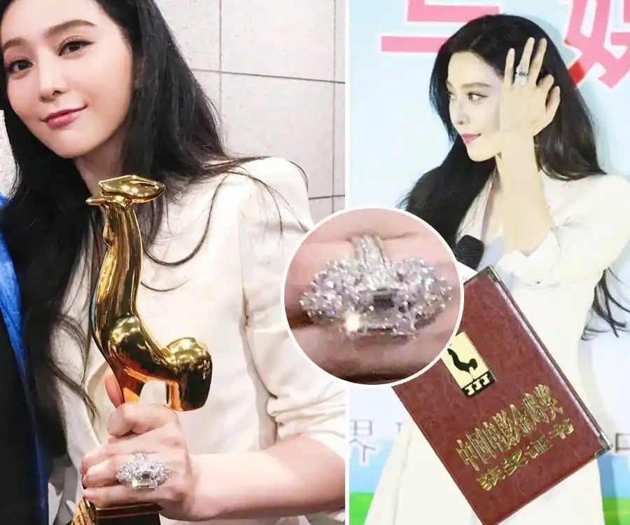 最夸张的求婚戒指就数李晨送给范冰冰的了,20克拉的土鸡蛋!
