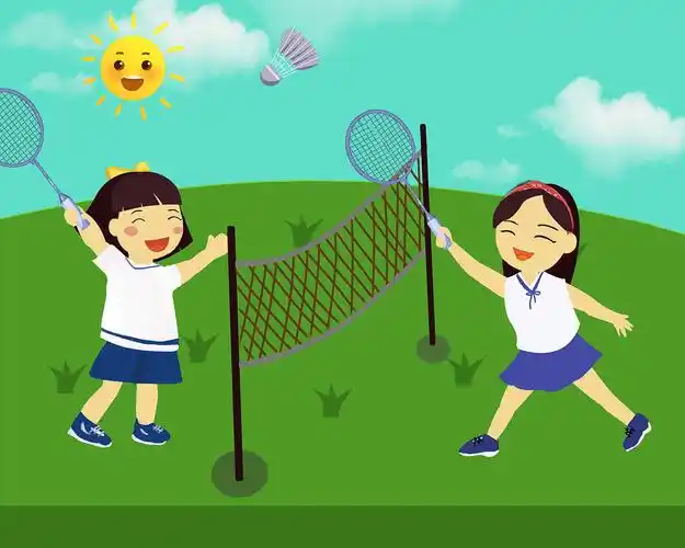 羽毛球图