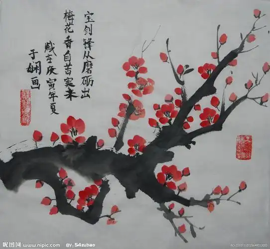 水墨画梅花的简单画法水墨画梅花的简单画法入门