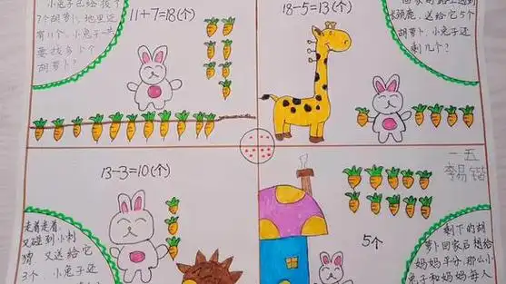 数学四格漫画简单教程_六年级上册数学四格漫画_二年级错题四格漫画