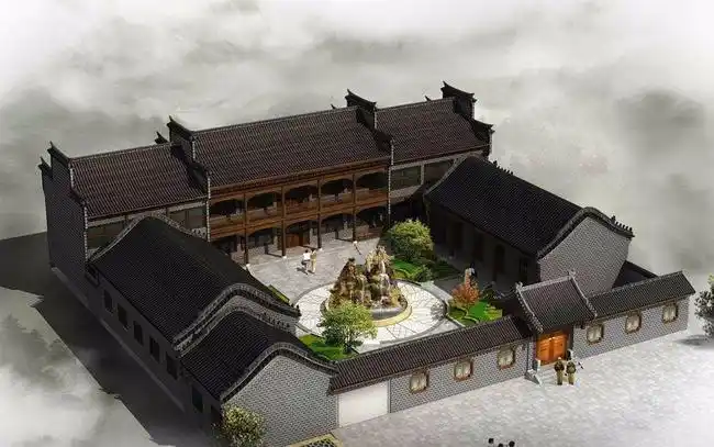 古建四合院设计案例效果图