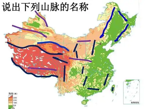 说出下列山脉的名称 中国的河流