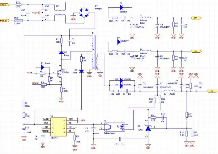 开关电源 我的分析 指正错误?