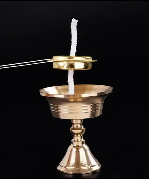 酥油灯芯 佛教用品浮游灯芯液体酥油灯家用佛堂环保无烟长明灯漂小号