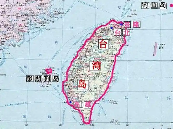钓鱼岛 基隆 台北 台 湾 澎湖列岛 岛 高 雄