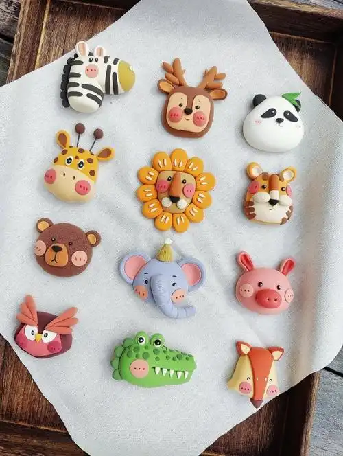 一些比较好看且简单易做的粘土手工,宝妈们可以照抄啦!#超轻粘土