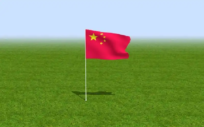 我在互联网上竖了一面国旗