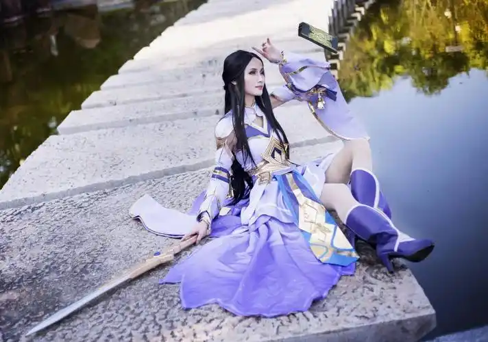 王者荣耀 露娜 紫霞仙子cosplay