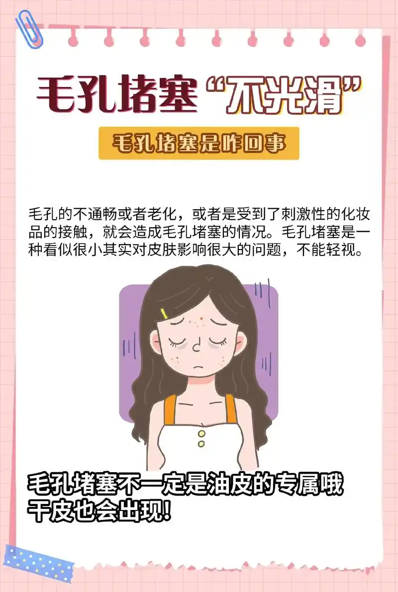 毛孔堵塞皮肤不光滑94,如何疏通毛孔堵塞.