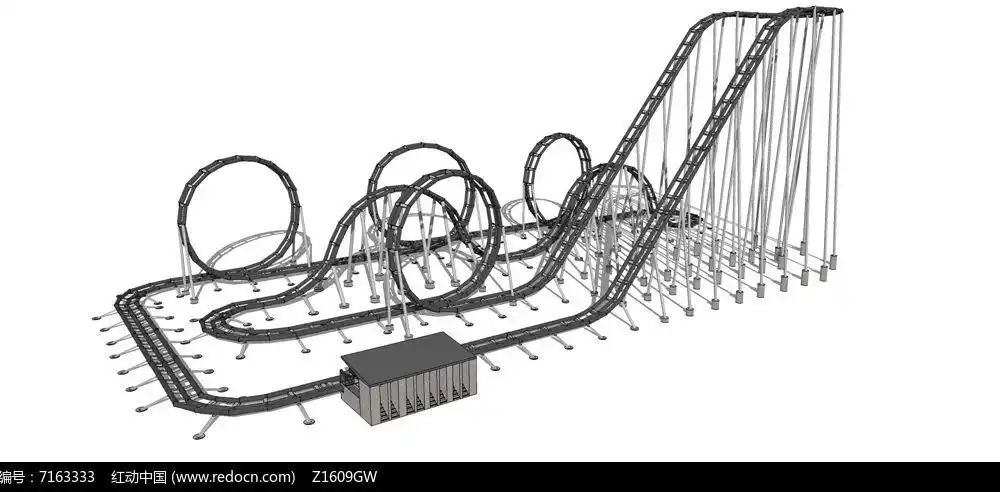 多层次过山车模型
