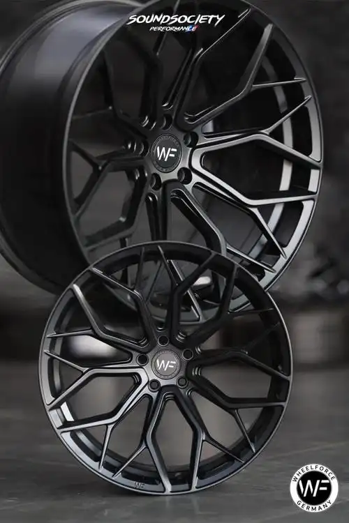 宝马全新5系首装wf he1 21寸哑光黑轮毂_宝马5系社区_易车社区