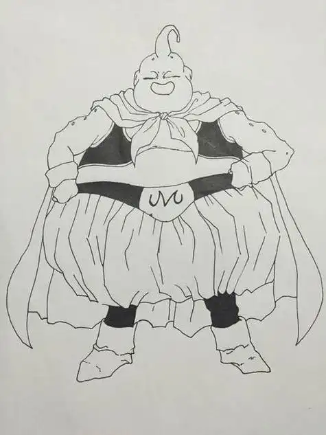 小魔人布欧简笔画