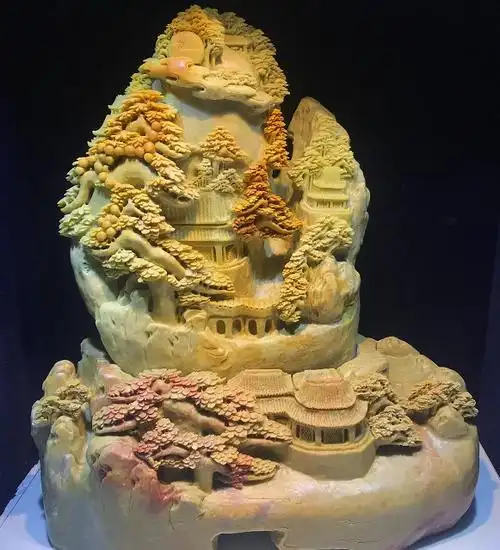 传统石雕再现辉煌尽享一场石雕艺术作品盛宴拍照观赏石雕作品