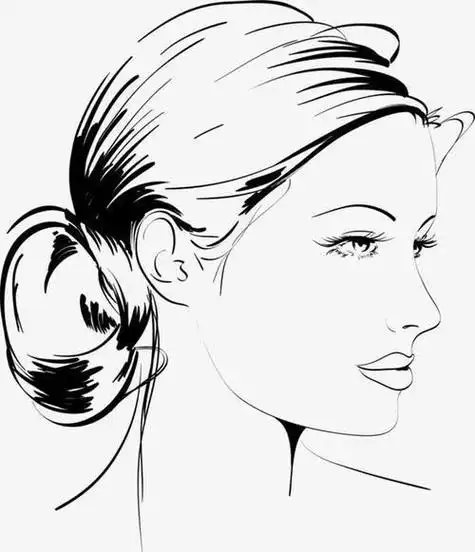 人物头像素描女生简单 女生头像图片大全 -【爱个性】