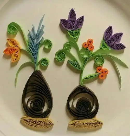 我的衍纸贴画作品