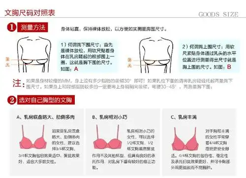 胸围测量及穿戴
