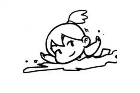 游泳的女孩2022-03-074小女孩简笔画人物简笔画带着游泳圈的女孩2022