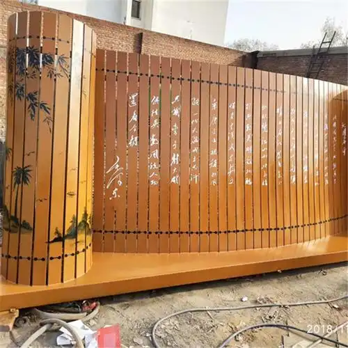 不锈钢竹简雕塑制作厂家