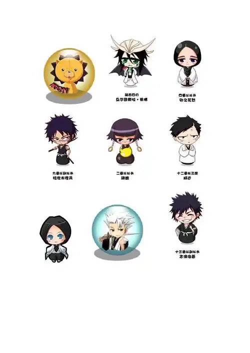 动漫死神人物大全