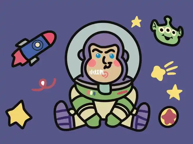 大学生的日常  #笔记灵感  #平板画画  #巴斯光年  #卡通头像