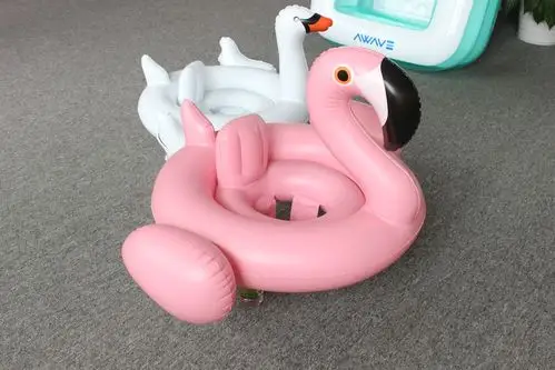 火烈鸟游泳圈成人儿童座圈 水上浮圈游泳他用品 充气腋下圈
