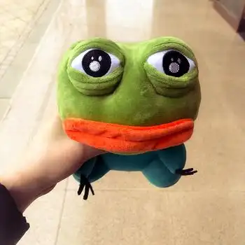 孤寡蛙悲伤蛙七夕青蛙网红情人节送女友男友礼物抖音沙雕搞怪玩偶
