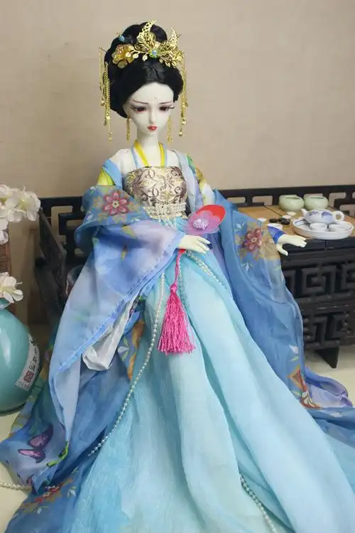 bjd仙子礼物女孩儿童玩具古代古装换装正版娃娃