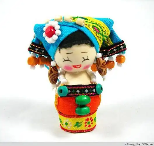 中国56个民族造型民族娃娃